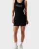 Guess Sunflower Rıb Dress Kadın Siyah Elbise V5GK06K8RT2-JBLK