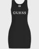 Guess Sunflower Rıb Dress Kadın Siyah Elbise V5GK06K8RT2-JBLK