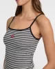 Guess Jeans GJ EMB STAR TANK TOP STRIPED Kadın Siyah Atlet W5GP35KCIE1-S94A
