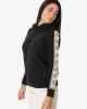 Guess Carla Hooded Sweatshırt Kadın Siyah Sweatshirt V4YQ11KB3P2-JBLK