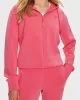 Guess Allıe Scuba Hoodıe Zıp Sweatsh Kadın Pembe Eşofman Üstü V3RQ11K7UW2-G65P