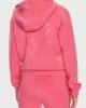 Guess Allıe Scuba Hoodıe Zıp Sweatsh Kadın Pembe Eşofman Üstü V3RQ11K7UW2-G65P