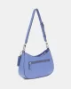 Guess Noelle Top Zıp Shoulder Bag Kadın Mavi Omuz Çantası HWZG7879180-STU