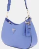Guess Noelle Top Zıp Shoulder Bag Kadın Mavi Omuz Çantası HWZG7879180-STU