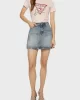 Guess SS CN TRIANGLE LOVE TEE Kadın Pembe T-shirt W5RI10I3Z14-A60W