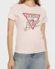 Guess SS CN TRIANGLE LOVE TEE Kadın Pembe T-shirt W5RI10I3Z14-A60W