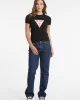 Guess jeans Gj Ss Cn Slım Iconıc Tee Kadın Siyah T-Shirt W4YI04J1314-JBLK