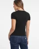 Guess jeans Gj Ss Cn Slım Iconıc Tee Kadın Siyah T-Shirt W4YI04J1314-JBLK