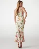 Guess FLEUR STRAPS MIDI DRESS Kadın Çok Renkli Elbise W5GK20WH4S2-P0IY