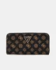Guess Laurel Slg Large Zıp Around Kadın Kahverengi Cüzdan SWPG8500146-MLO