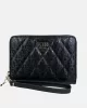 Guess LAUREL SLG LARGE ZIP AROUND Kadın Siyah Cüzdan SWGG8500146-BLA