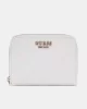Guess LAUREL SLG MEDIUM ZIP AROUND Kadın Beyaz Cüzdan SWGG8500140-WHI
