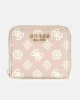 Guess LAUREL SLG SMALL ZIP AROUND Kadın Bej Cüzdan SWPG8500137-SDL