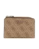 Guess LAUREL SLG ZIP ARND CARD CASE Kadın Kahverengi Cüzdan SWSG8500156-LTL