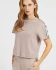Guess BRITNEY CROP TEE Kadın Pembe T-shirt V3RI08I3Z14-G4Q9