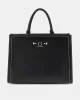 Guess NASTRA 2 COMP TOTE Kadın Siyah El Çantası HWBG9637220-BLA