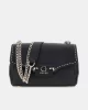 Guess NASTRA CONVERTIBLE XBODY FLAP Kadın Siyah Çapraz Çanta HWBG9637210-BLA