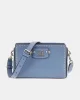 Guess NASTRA MINI CROSSBODY TOP ZIP Kadın Antrasit Mini Çanta HWBG9637720-SLA