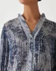 Guess NEW JOSETTE LS TOP Kadın Mavi Gömlek W5RH16WDW82-P7VG