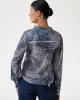 Guess NEW JOSETTE LS TOP Kadın Mavi Gömlek W5RH16WDW82-P7VG