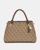 Guess NOELLE LUXURY SATCHEL Kadın Kahverengi El Çantası HWBG7879070-LGW