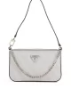 Guess NOELLE MINI TOP ZIP SHOULDER Kadın Mavi Mini Çanta HWBG7879720-BNN