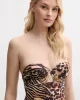 Guess ONE PIECE BANDEAU Kadın Çok Renkli Mayo E5GJ09KCRJ2-P1LI