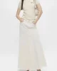 Guess PANELED MAXI SKIRT Kadın Beyaz Etek W5GD95D5N92-WHSE