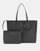 Guess Power Play Large Tech Tote Kadın Antrasit El Çantası HWSL9006240-CLO