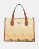 Guess SILVANA 2 COMP TOTE Kadın Kahverengi El Çantası HWSW8665220-COL