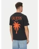 Guess SS CN GD PALM TEE Erkek Siyah T-shirt F5GI09KA260-JBLK