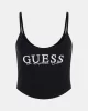 Guess SUNFLOWER RIB TOP Kadın Siyah Atlet V5GP16K8RT2-JBLK