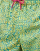 Guess SWIMTRUNK MEDIUM DISTORTED 100 Erkek Mavi Şort F5GT04WG2D2-P7VR