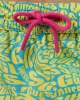 Guess SWIMTRUNK MEDIUM DISTORTED 100 Erkek Mavi Şort F5GT04WG2D2-P7VR