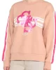 Guess 4G CN SWEATSHIRT Kadın Pembe Sweatshirt V3YQ17KBV71-G1AW