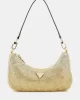 Guess ZALINA MINI TOP ZIP SHLDR BAG Kadın Sarı Omuz Çantası HWOR9350720-GOL