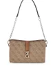 Guess ZAMIRA TOP ZIP SHOULDER BAG Kadın Kahverengi Omuz Çantası HWSG9629180-LTL