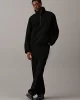 CK Jeans HALF ZIP SHERPA Erkek SİYAH Sweatshirt J30J326679-BEH