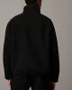 CK Jeans HALF ZIP SHERPA Erkek SİYAH Sweatshirt J30J326679-BEH