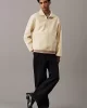 CK Jeans HALF ZIP SHERPA Erkek BEJ Ceket J30J326679-ACX