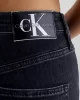 Calvin Klein Kadın Yüksek Belli Dar Denim Siyah Kot Pantolon