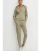 Guess HOODED SCUBA SWEATSHIRT Kadın Haki Eşofman Üstü W5RQ03KBYE2-A90O