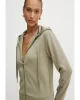 Guess HOODED SCUBA SWEATSHIRT Kadın Haki Eşofman Üstü W5RQ03KBYE2-A90O
