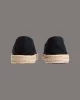 Calvin Klein  Erkek Siyah CK  Logolu  Espadril  Sneaker