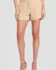 Guess Isabeau Lının Short Kadın Kahverengi Şort W5GD1WWH5L2-G1L7