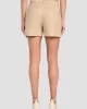 Guess Isabeau Lının Short Kadın Kahverengi Şort W5GD1WWH5L2-G1L7