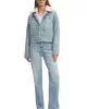 Tommy Jeans IZZIE SLM 3 IN 1 JCKT DH6012 Kadın DENIM Mont DW0DW196311AB