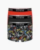 Guess JOE BOXER TRUNK 3 PACK Erkek Siyah Boxer U5GG15K6YW1-PJ0T