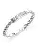 Guess Erkek Metalik Gri Bileklik JGUJUMB03028JWSTS