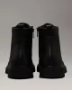 Calvin Klein LACE UP BOOT W/ ZIP MONO Erkek Siyah Bot HM0HM01580-0GR